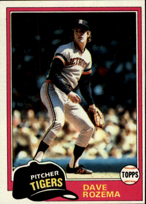 1981 Topps #614 Dave Rozema