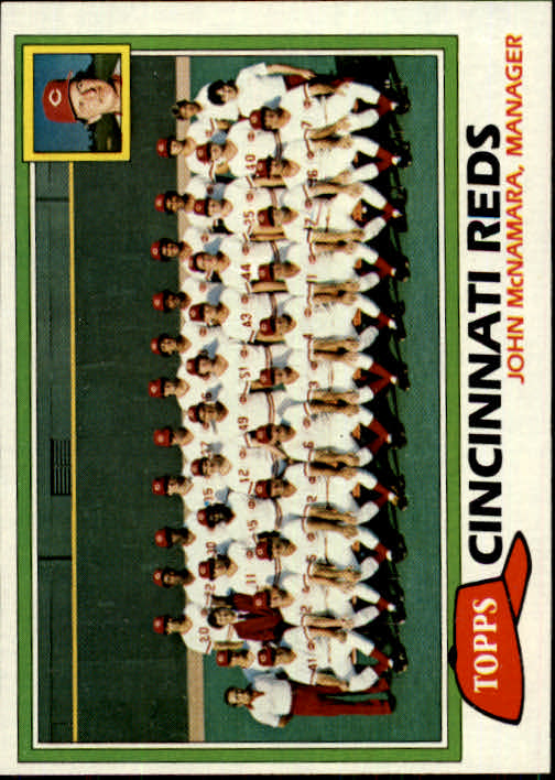 1981 Topps #677 Reds Team CL/John McNamara MG