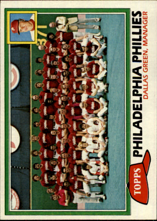 1981 Topps #682 Phillies Team CL/Dallas Green MG