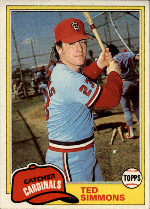 1981 Topps #705 Ted Simmons