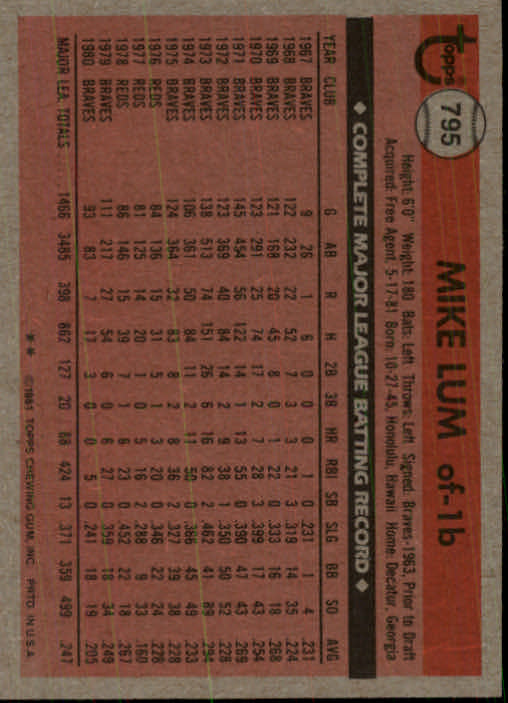 A2337- 1981 Topps Traded BB Cards 1-132 +Rookies -You Pick- 15+ FREE US SHIP - Picture 131 of 239