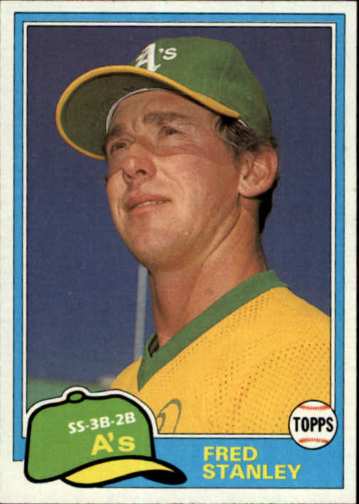 1981 Topps Traded #834 Fred Stanley