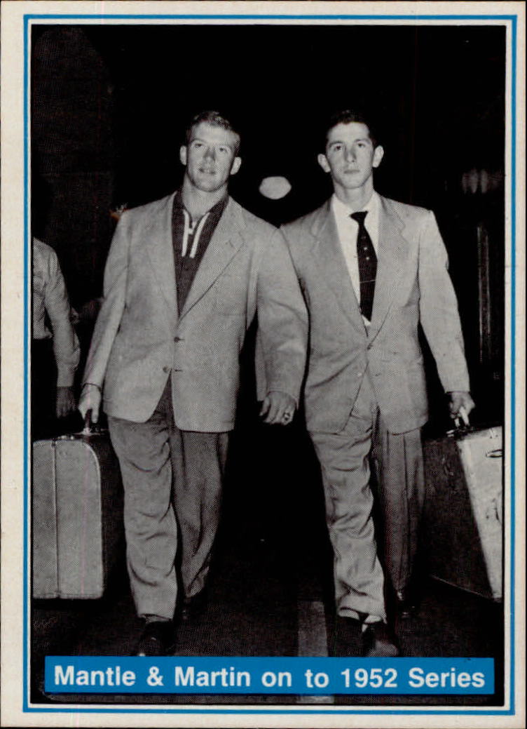 Matted 8x10 Photo- Mickey Mantle and Billy Martin
