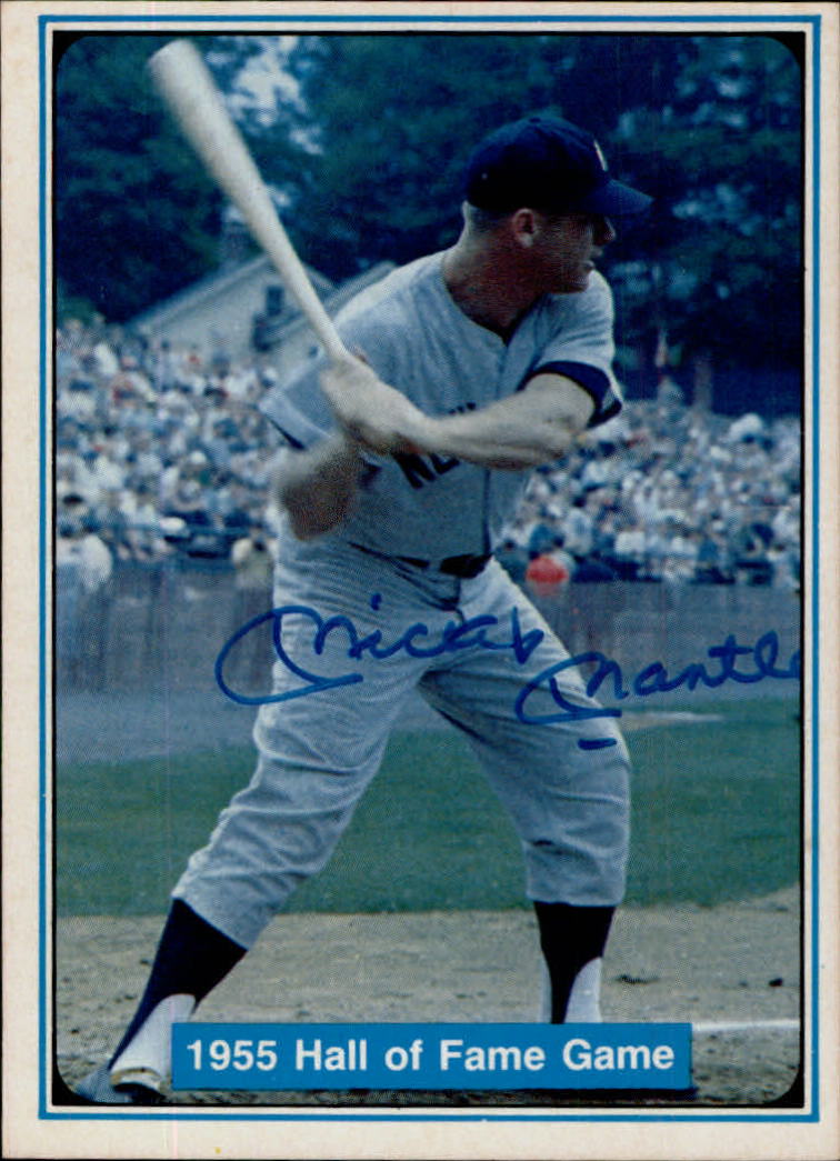 1982 ASA Mickey Mantle #21 Mickey Mantle/1955 Hall of Fame Game