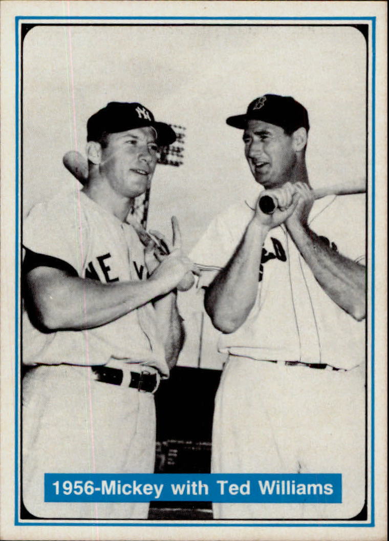 1982 ASA Mickey Mantle #25 Mickey Mantle/Ted Williams 1956