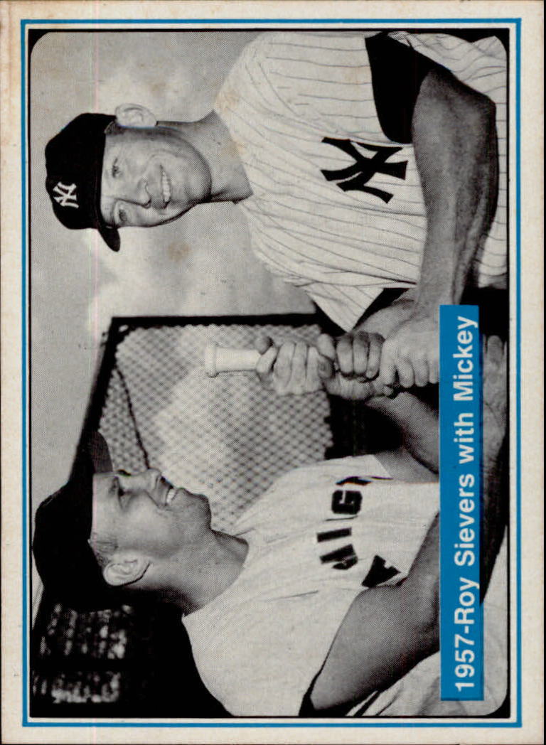 1982 ASA Mickey Mantle #30 Mickey Mantle/Roy Sievers 1957