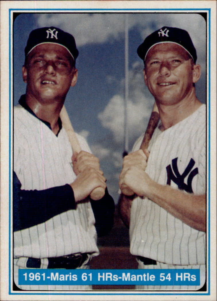 1982 ASA Mickey Mantle #45 Mickey Mantle 54 HRs/Roger Maris 61 HRs 1961