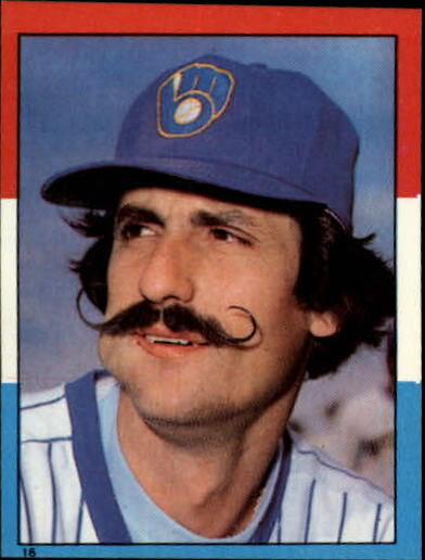 1982 O-Pee-Chee Stickers #16 Rollie Fingers LL