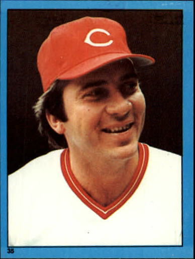 1982 O-Pee-Chee Stickers #35 Johnny Bench