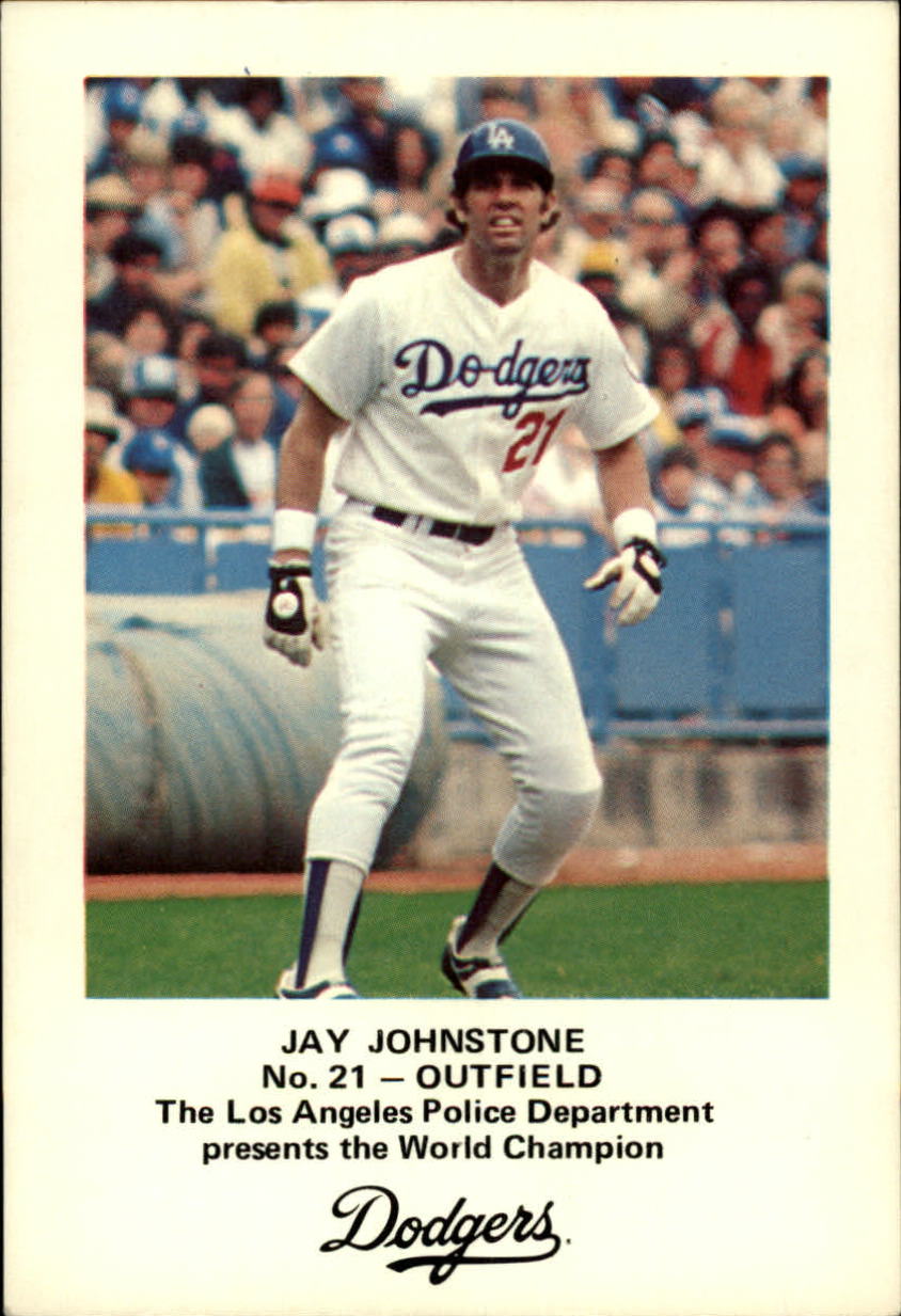 1982 Dodgers Police #21 Jay Johnstone