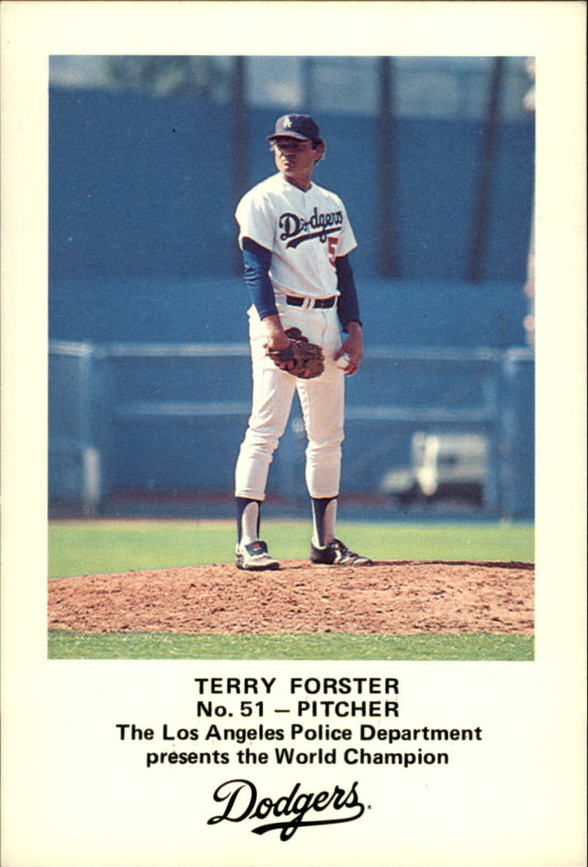 1982 Dodgers Police #51 Terry Forster