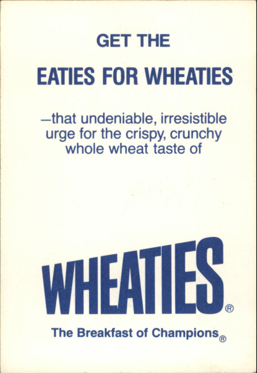 B2824 - 1982 Indians Wheaties Baseballkarten 1-30 -Sie wählen aus - 15+ KOSTENLOSER US-VERSAND - Bild 6 von 12
