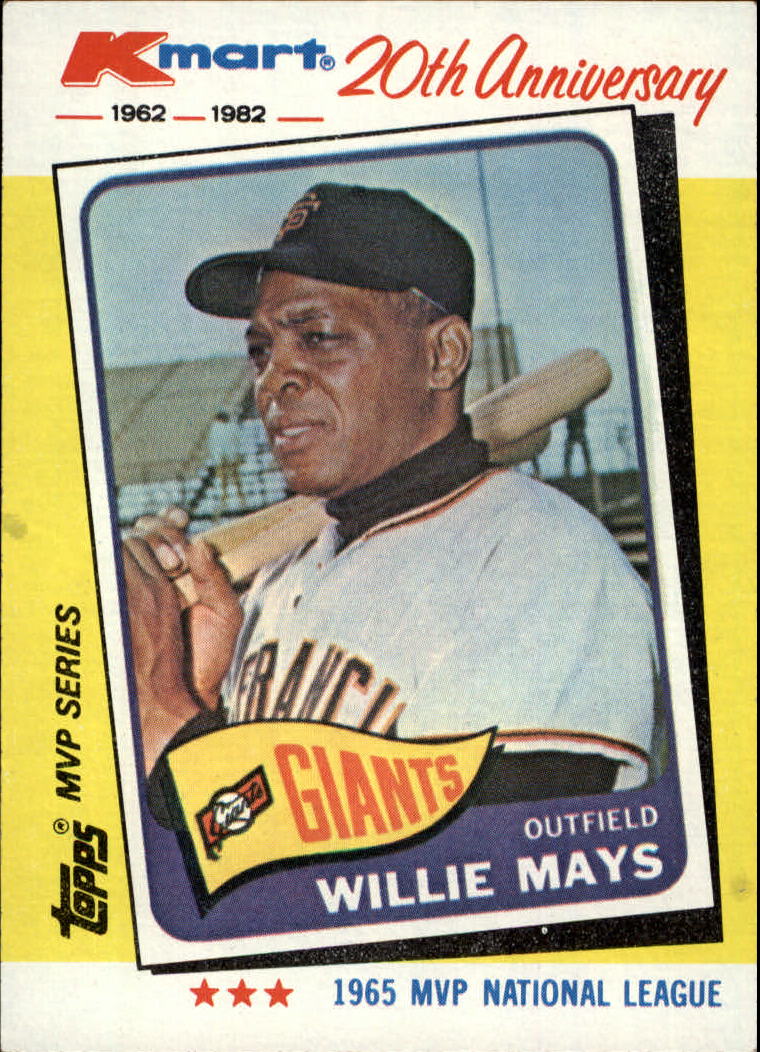 1982 K-Mart #8 Willie Mays: 65NL