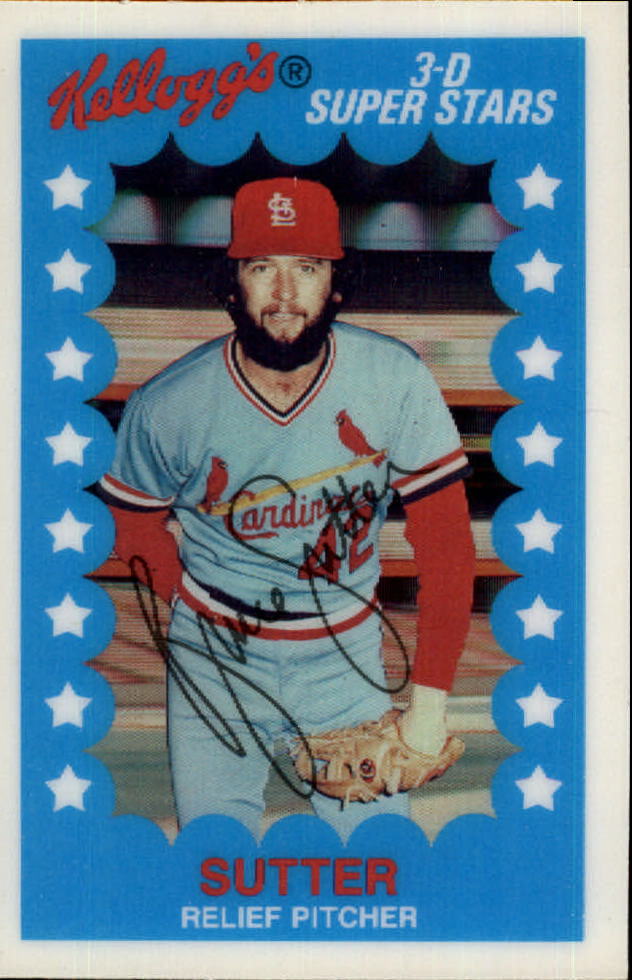 1982 Kellogg's #17 Bruce Sutter