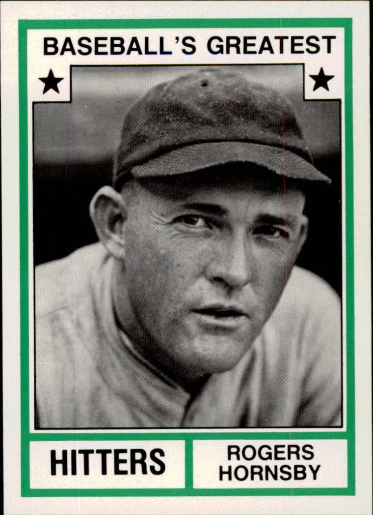 1982 TCMA Greatest Hitters #15 Rogers Hornsby
