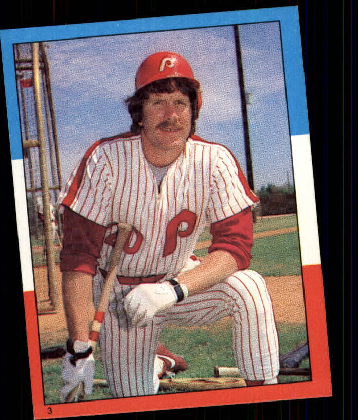 1982 Topps Stickers #3 Mike Schmidt LL
