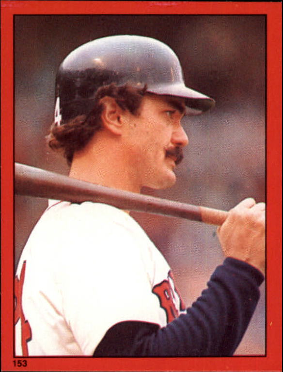 1982 Topps Stickers #153 Dwight Evans