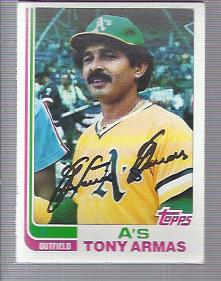 1982 Topps #60 Tony Armas