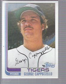 1982 Topps #137 George Cappuzzello