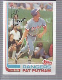 1982 Topps #149 Pat Putnam
