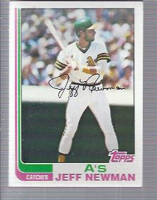 1982 Topps #187 Jeff Newman