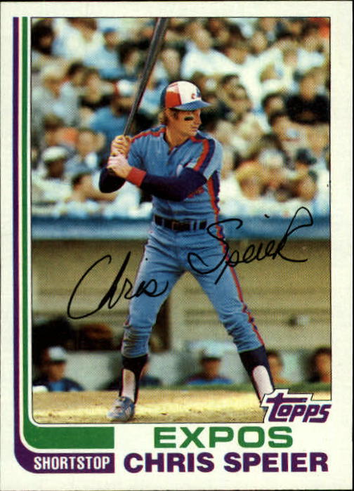 1982 Topps #198 Chris Speier - EX-MT