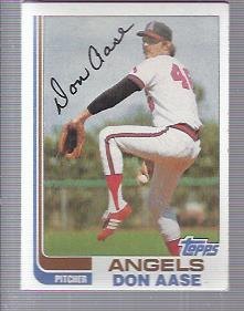 1982 Topps #199 Don Aase