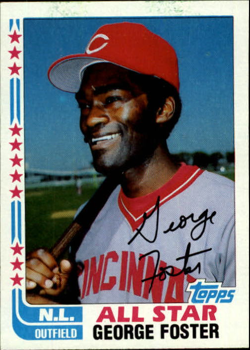 1982 Topps #342A George Foster AS w/Auto