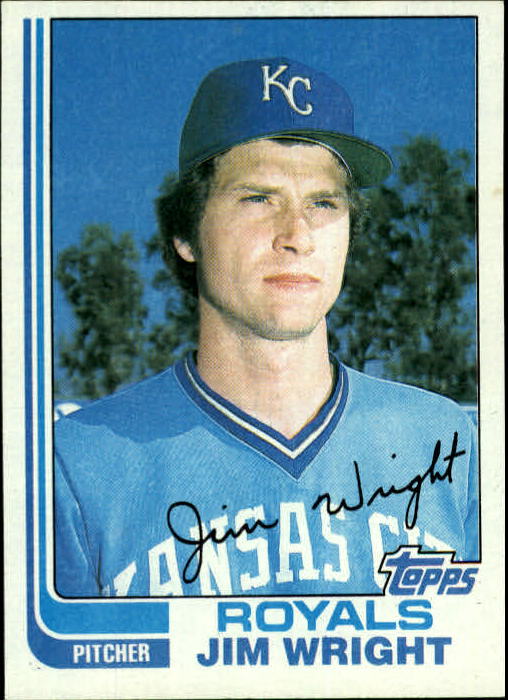 1982 Topps #362 Jim Wright UER/Wrong Jim Wright/pictured