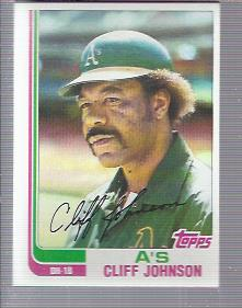 1982 Topps #422 Cliff Johnson