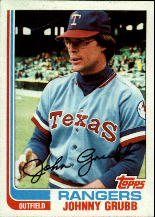 1982 Topps #496 Johnny Grubb