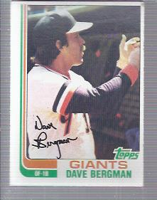 1982 Topps #498 Dave Bergman