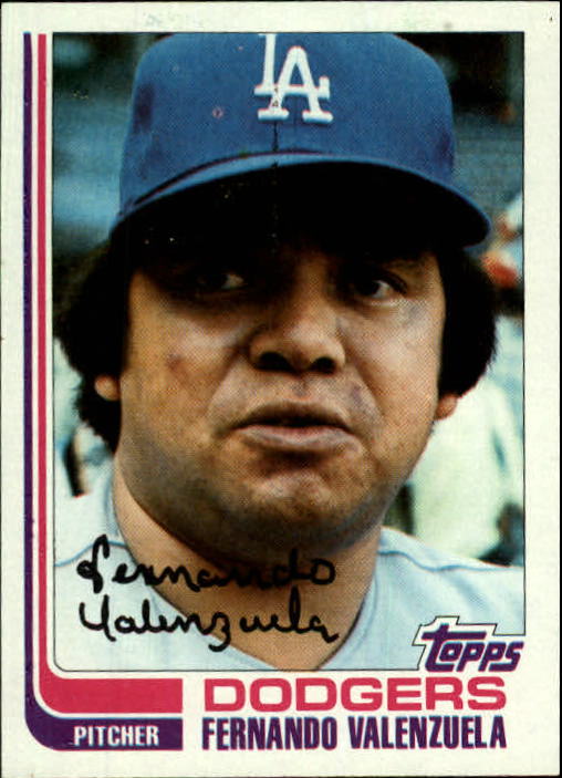 1982 Topps #510 Fernando Valenzuela