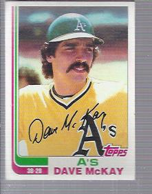1982 Topps #534 Dave McKay