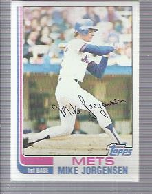 1982 Topps #566 Mike Jorgensen