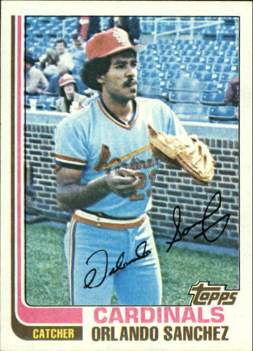 1982 Topps #604 Orlando Sanchez