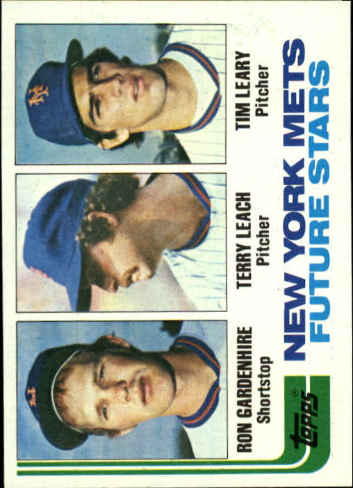 1982 Topps #623 Ron Gardenhire RC/Terry Leach RC/Tim Leary RC