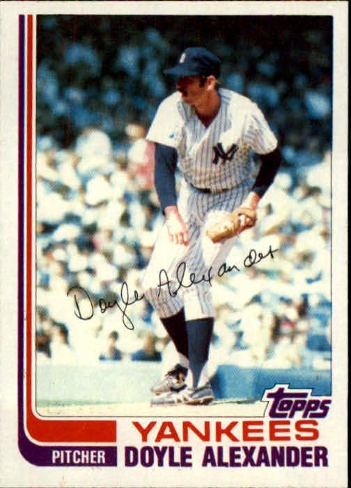 1982 Topps Traded #1T Doyle Alexander