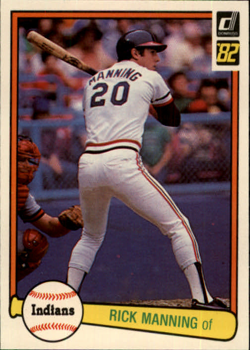 1982 Donruss #85 Rick Manning