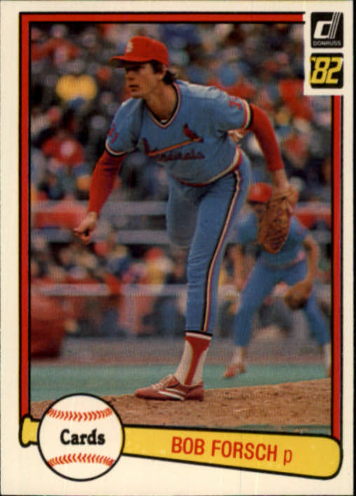 1977 Topps #381 Bob Forsch St. Louis Cardinals Card Pitcher