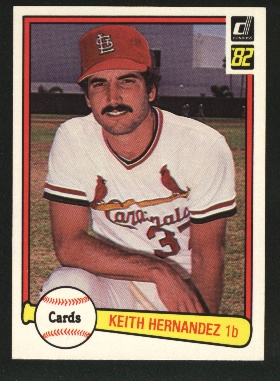 1982 Donruss #278 Keith Hernandez