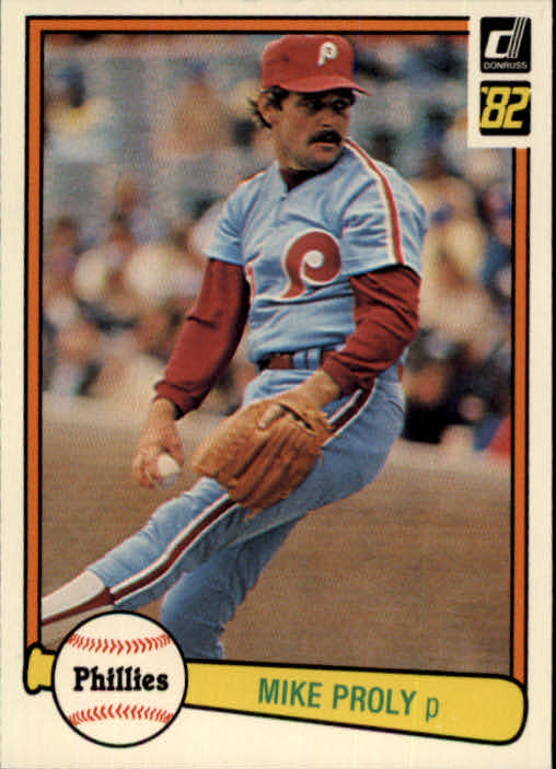 1982 Donruss #345 Mike Proly