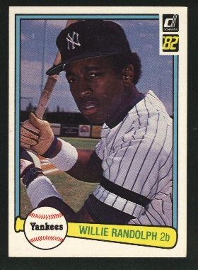1982 Donruss #461 Willie Randolph