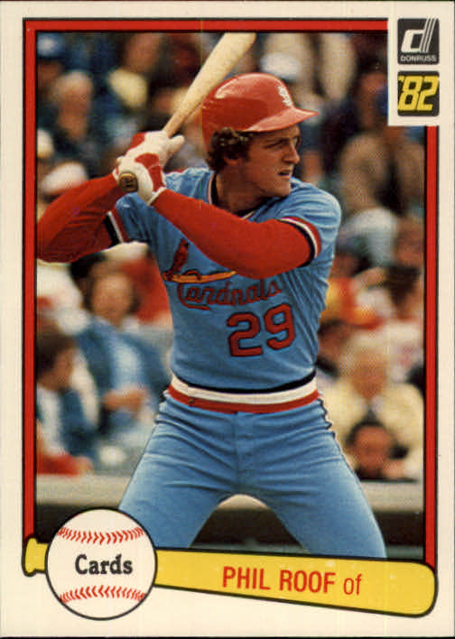 1982 Donruss #615 Gene Roof UER/Name on front/is Phil Roof