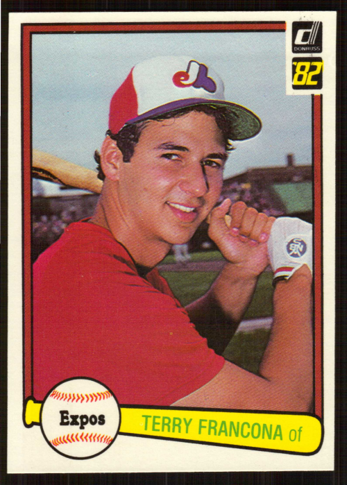 1982 Donruss #627 Terry Francona RC