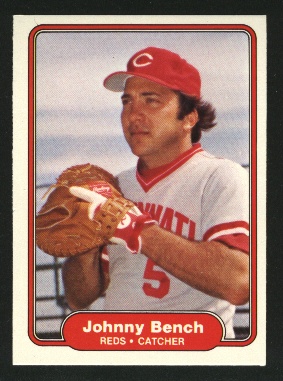 1982 Fleer #57 Johnny Bench