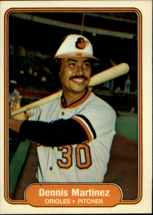 1982 Fleer #170 Dennis Martinez