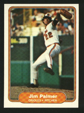 1982 Fleer #175 Jim Palmer