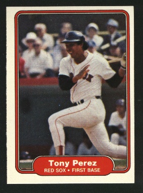 1982 Fleer #302 Tony Perez