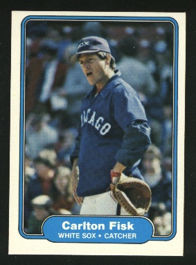 1982 Fleer #343 Carlton Fisk